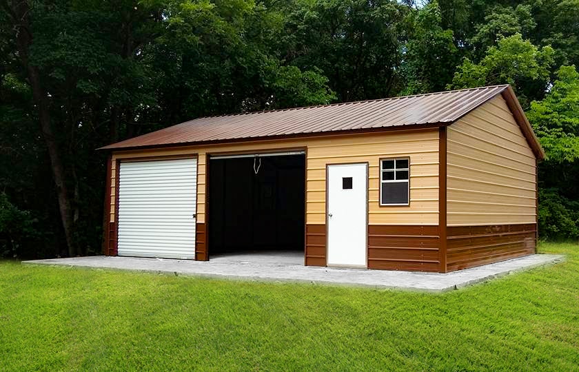 Double Garage With Side Carport